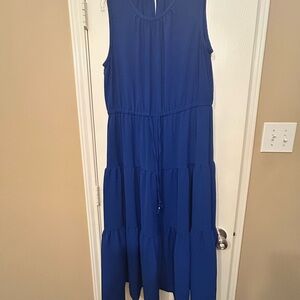 Calvin Klein Royal Blue Maxi Dress